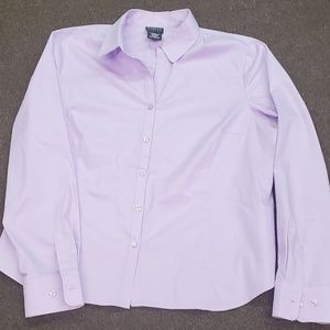 Purple Button Up Dress Shirt
